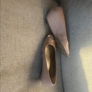 Alfani Taupe Wedge Shoes